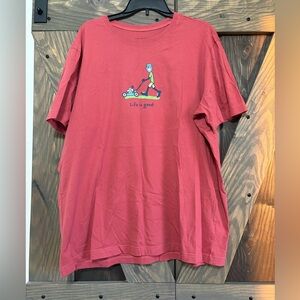 Life Is Good Red T-Shirt